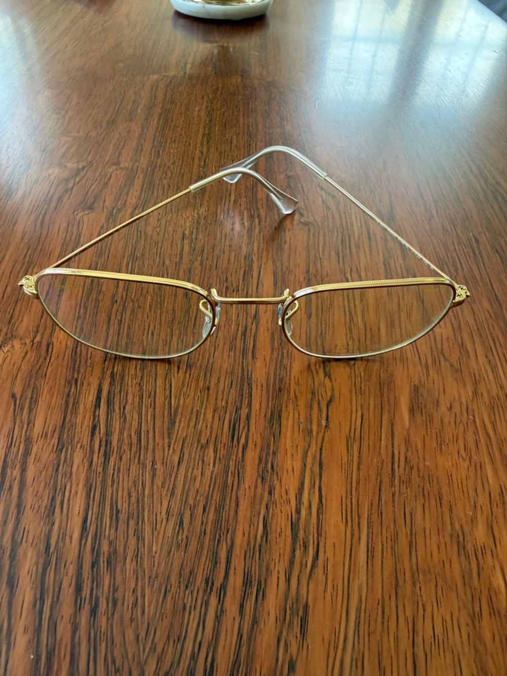 Ray-Ban Gold Frame Glasses with Blue light lenses - Picture 2 of 3